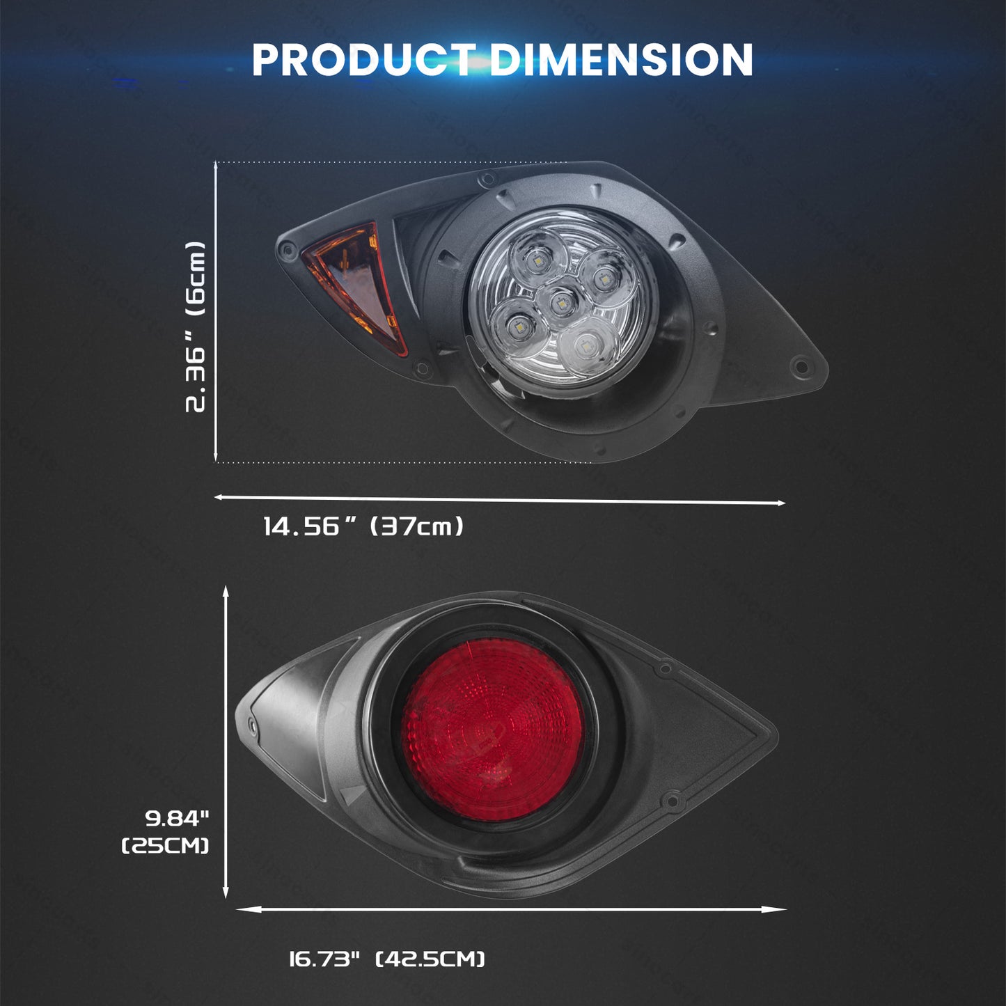 YAMAHA DRIVE LED Taillight ONLY 12-48 volt