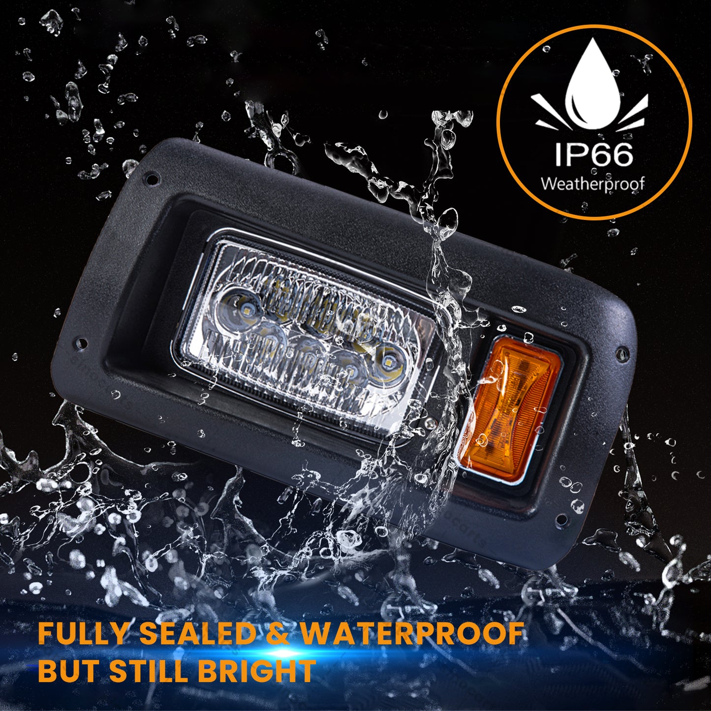 Club Car DS LED Basic Light Kit 12-48 volt