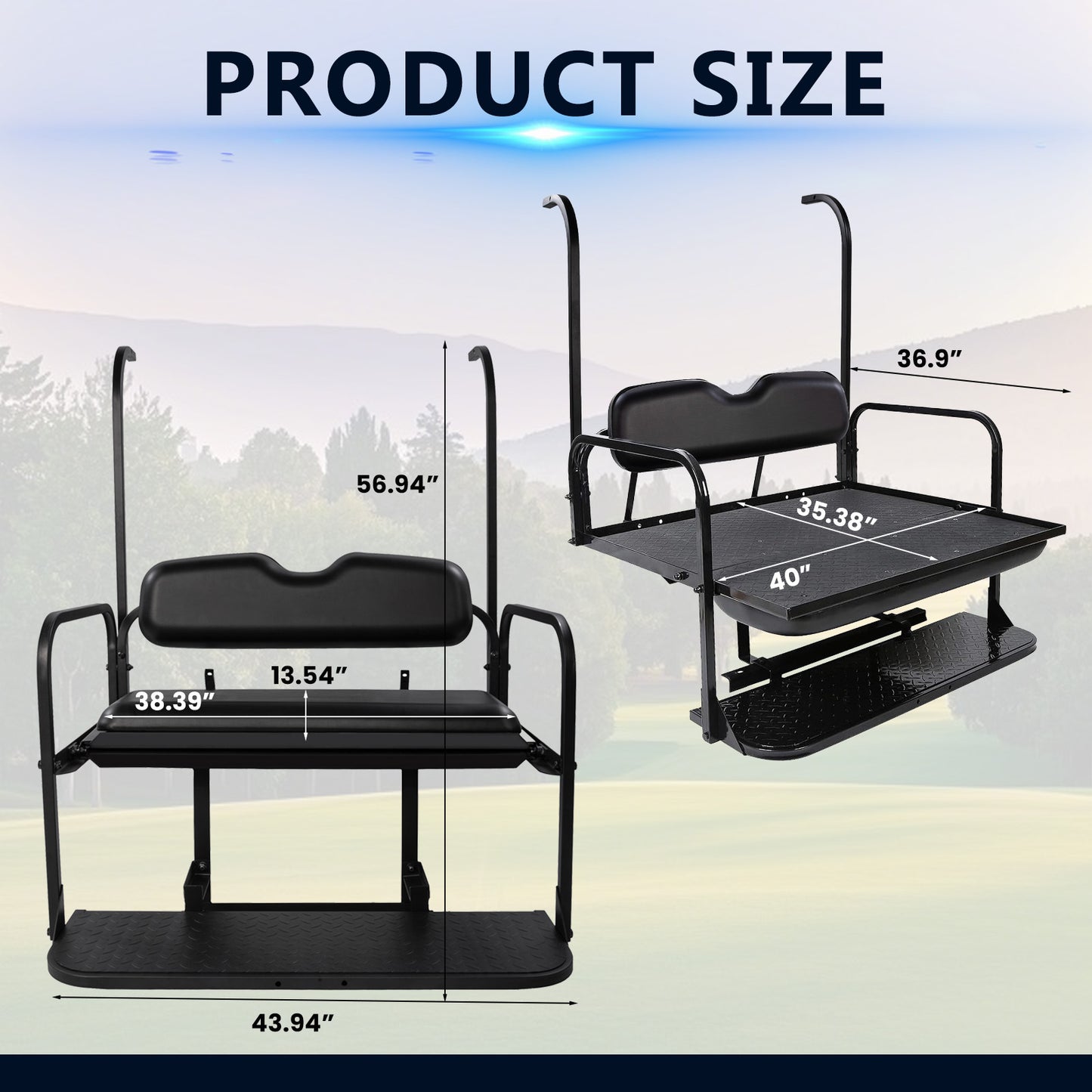 YAMAHA G22 Black Rear Seat