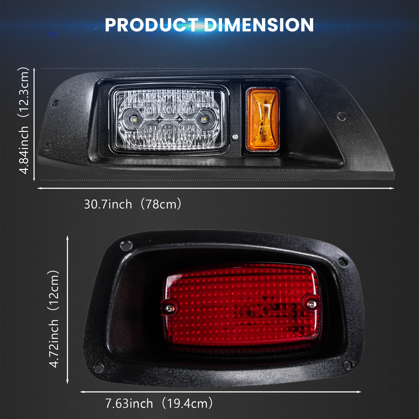 EZ-GO TXT PRE2013 LED Taillight ONLY 12-48 volt