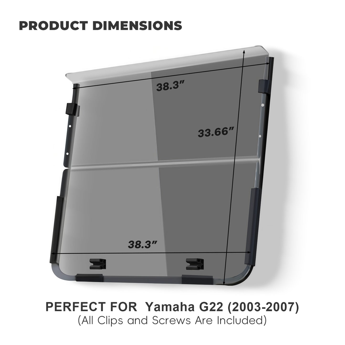YAMAHA G22 Windshield (clear/PMMA)
