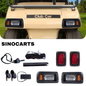 Club Car DS LED High Low Beam Light Kit with Brake Pad 12-48 volt