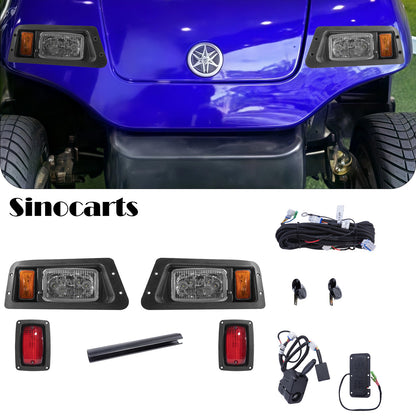 YAMAHA G-22 LED Hi-Low Beam Deluxe Light Kit with Brake Pads 12-48 volt