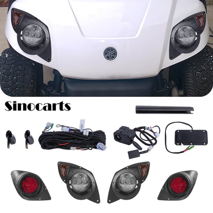 YAMAHA Drive LED Hi-Low Beam Deluxe Light Kit with Brake Pads 12-48 volt