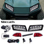 Club Car Tempo LED High Low Beam Light Kit with Brake Pad 12-48 volt