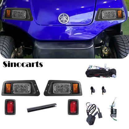YAMAHA G-22 LED Hi-Low Beam Deluxe Light Kit with Mechanical Brake 12-48 volt