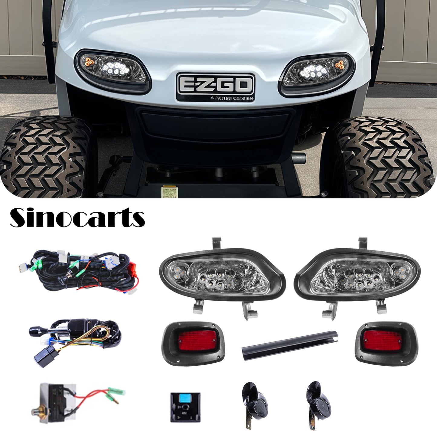 EZ-GO TXT 2014+ LED Deluxe Light Kit 12-48 volt