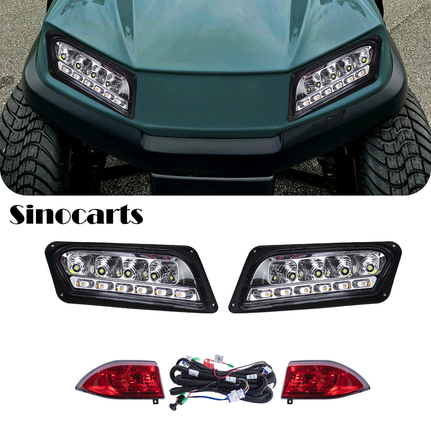 Club Car Tempo LED Basic Light Kit 12-48 volt