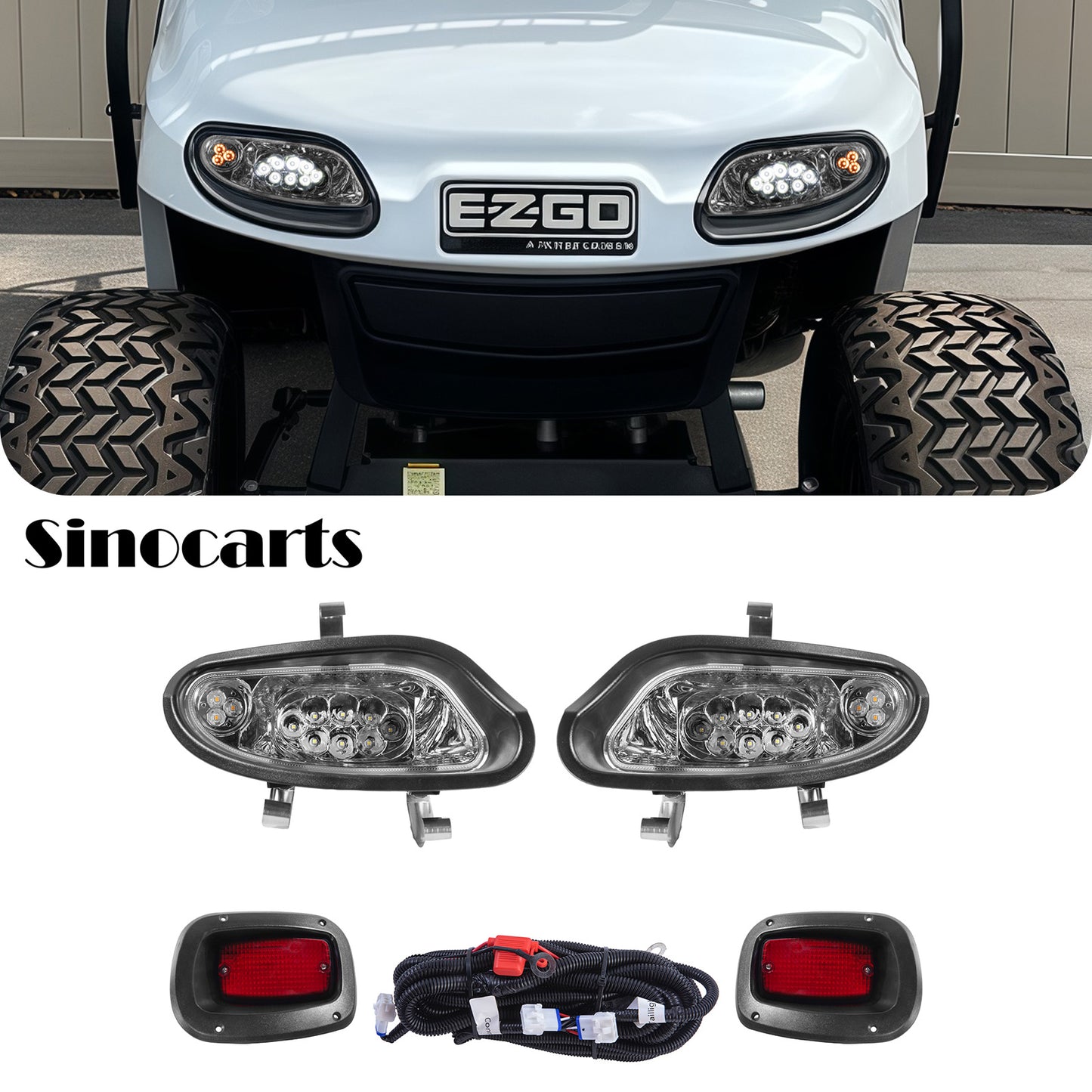 EZ-GO TXT 2014+ LED Basic Light Kit 12-48 volt