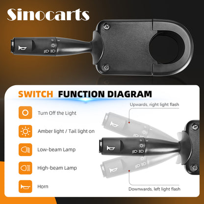 EZ-GO TXT PRE2013 LED High Low Beam Light Kit with mechanical brake 12-48 volt