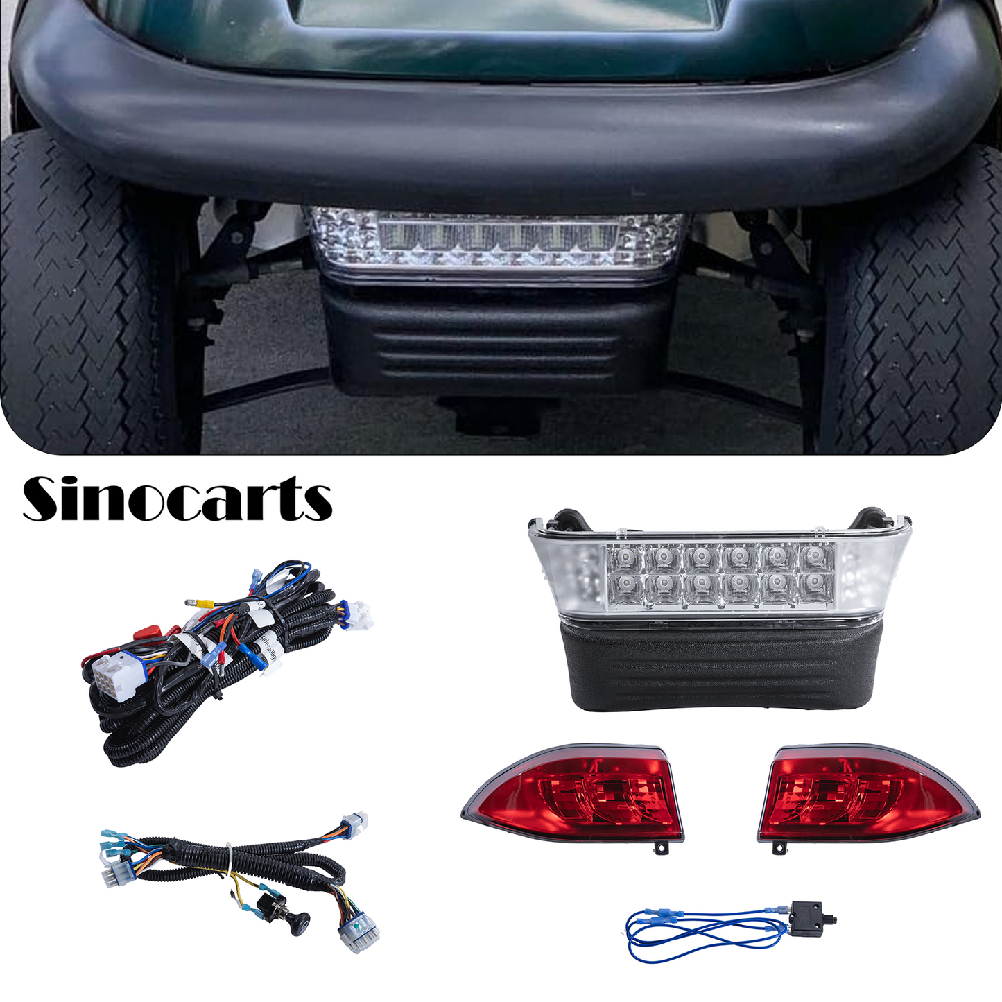 Club Car Precedent 08+ LED basic Light Kit 12-48 volt