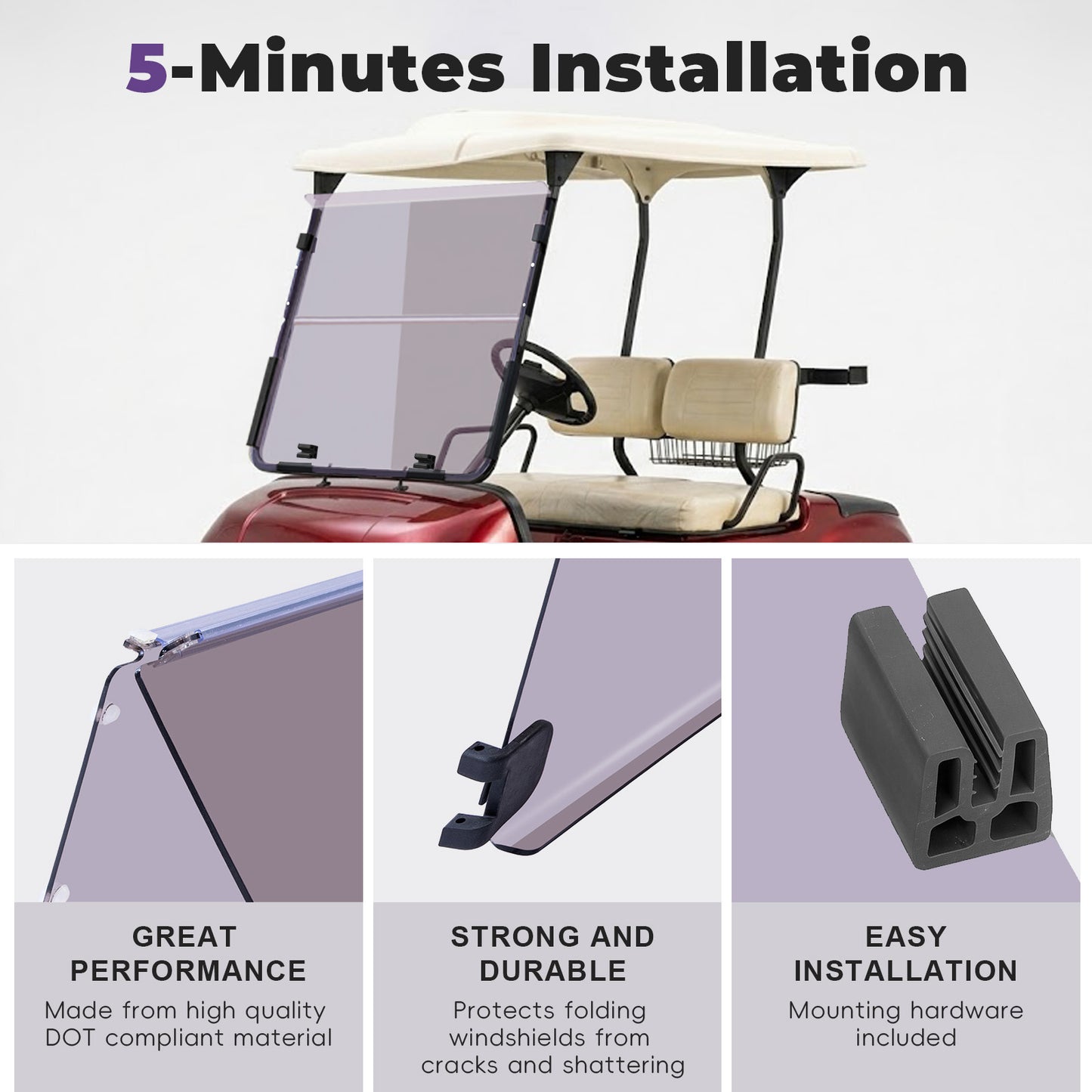YAMAHA G22 Windshield (tinted/PMMA)