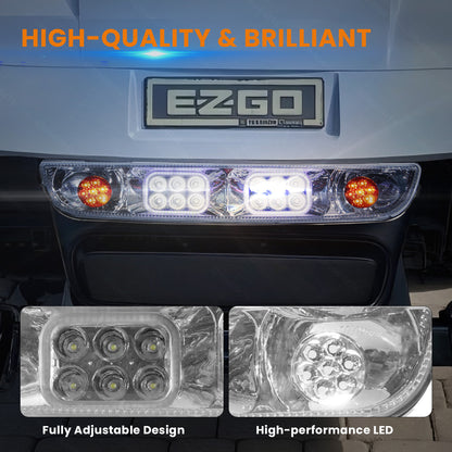 EZ-GO TXT(1996-2013) LED Basic LIGHT BAR KIT 12-48 volt