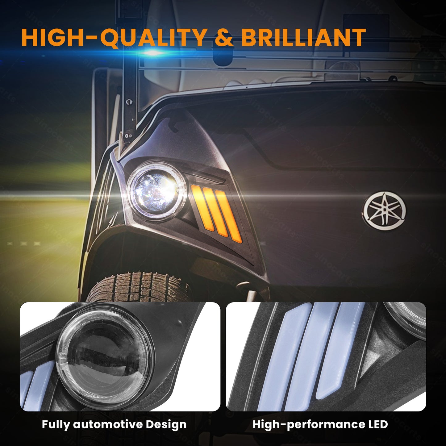 YAMAHA Drive2 2017+ LED Deluxe Light Kit 12-48 volt