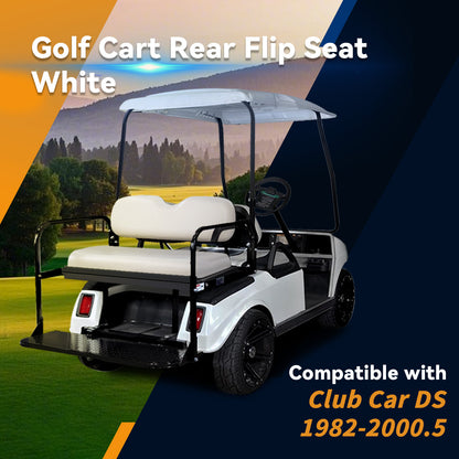 Club Car DS OLD 82-00.5 White Rear Seat