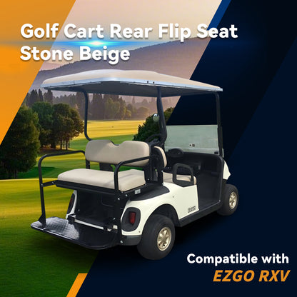 EZGO RXV STONE BEIGE Rear Seat