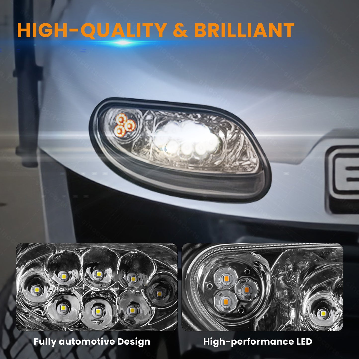 EZ-GO TXT 2014+ LED Deluxe Light Kit 12-48 volt