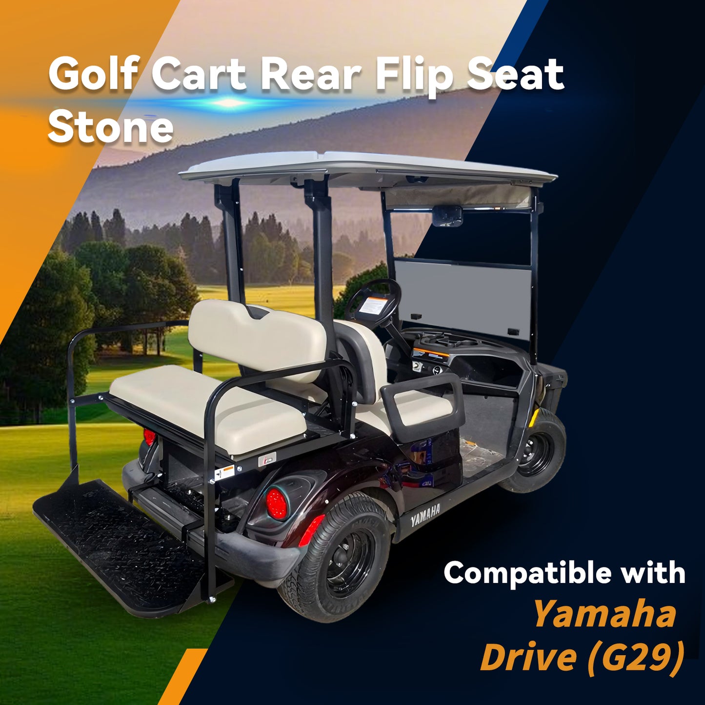 YAMAHA DRIVE (G29) STONE Rear Seat