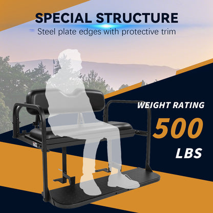 YAMAHA DRIVE 2 Black Rear Seat