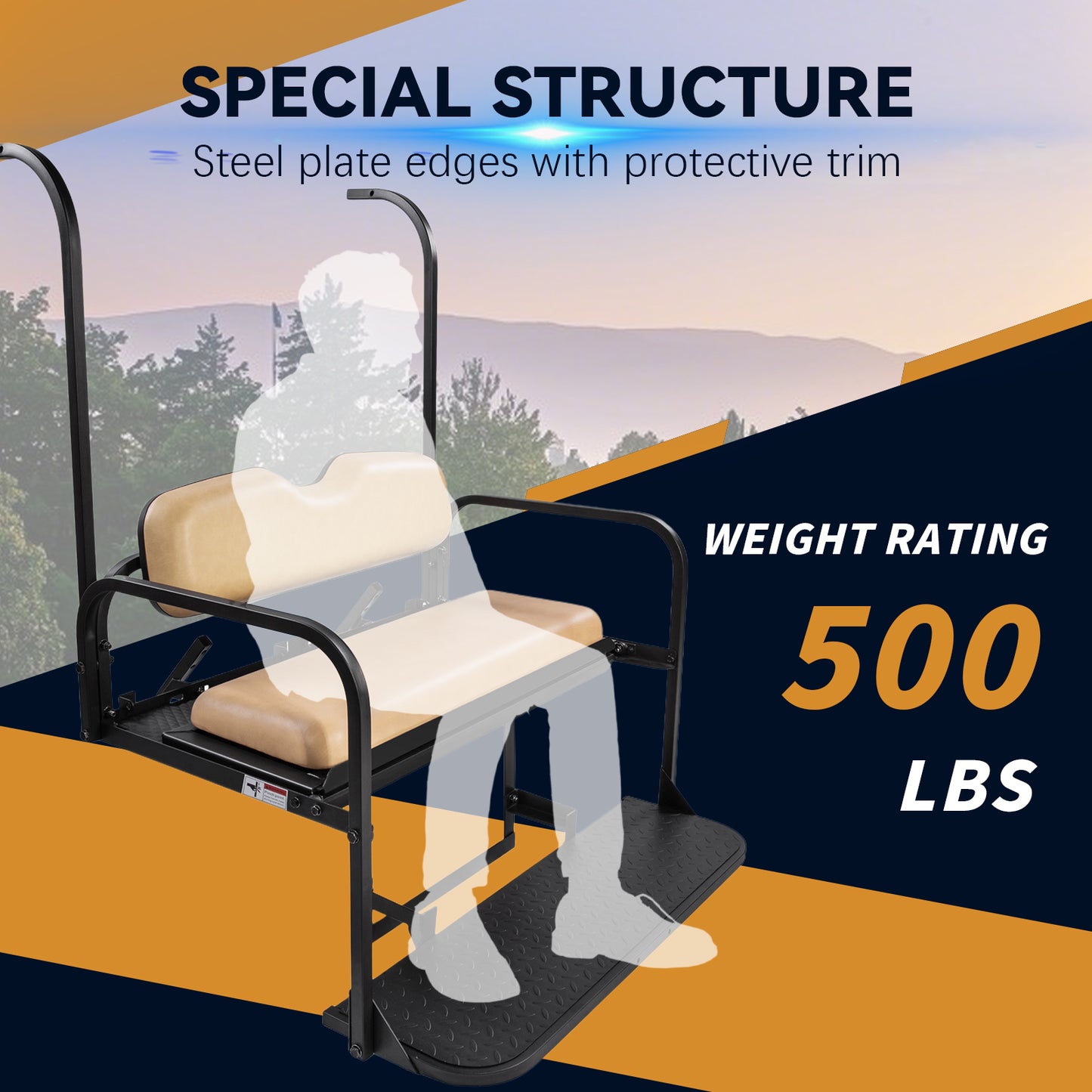 YAMAHA G22 Tan Rear Seat