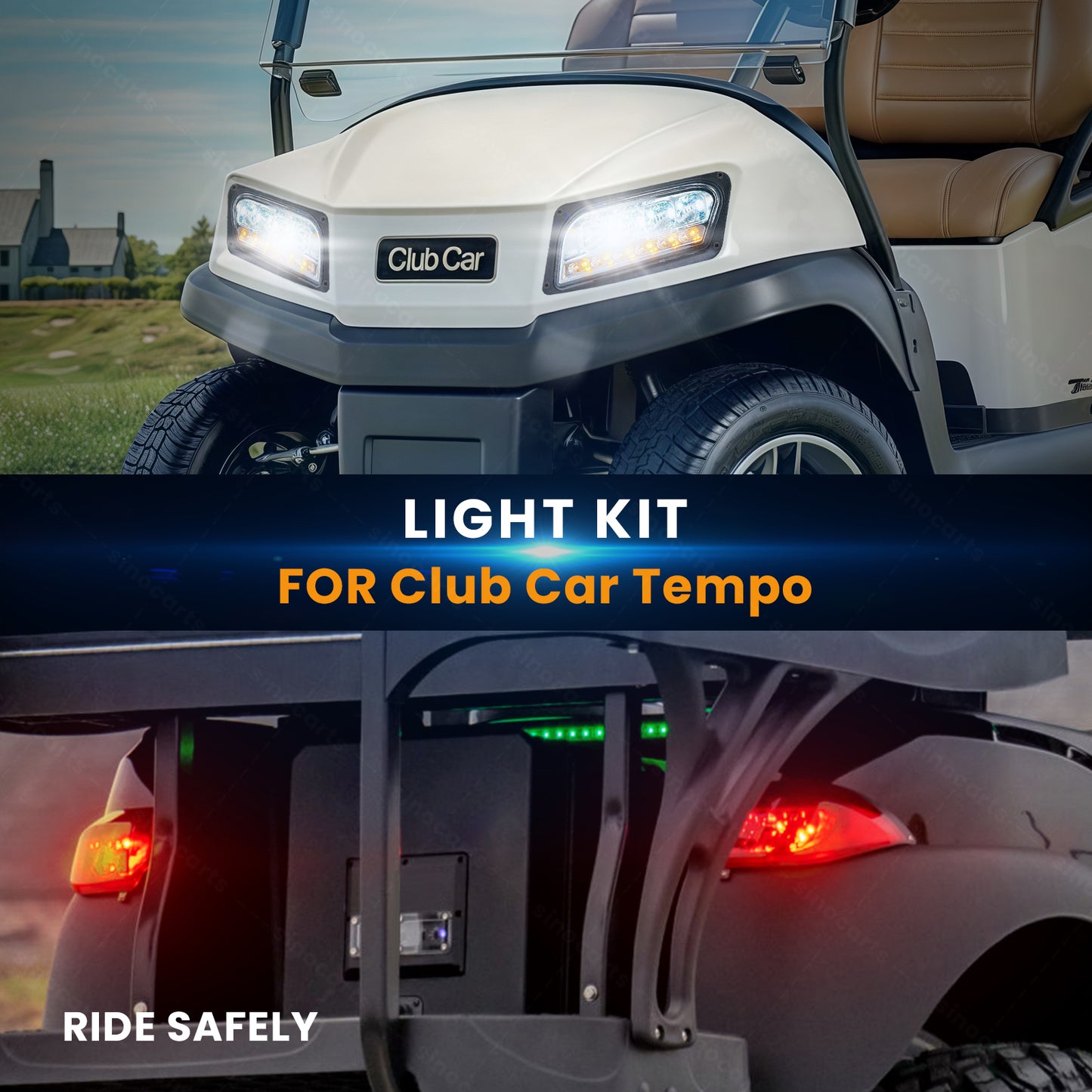 Club Car Tempo LED Deluxe Light Kit 12-48 volt