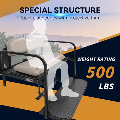 EZGO RXV STONE BEIGE Rear Seat