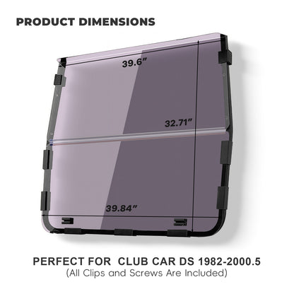 Club Car DS OLD 82-00.5 Windshield (tinted/PMMA)