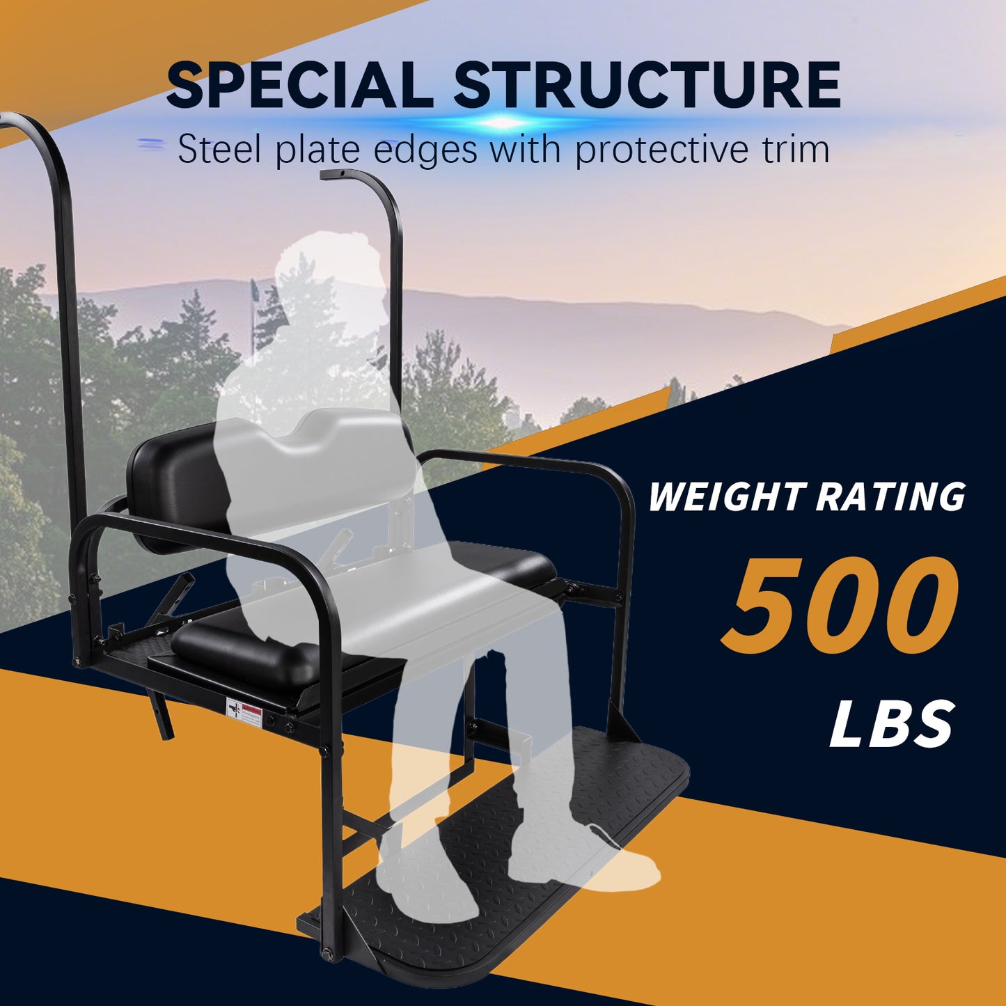 YAMAHA G22 Black Rear Seat