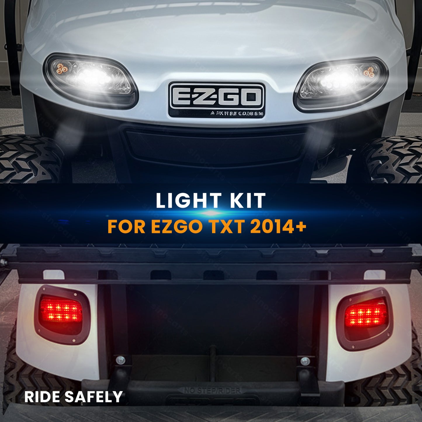 EZ-GO TXT 2014+ LED Deluxe Light Kit 12-48 volt