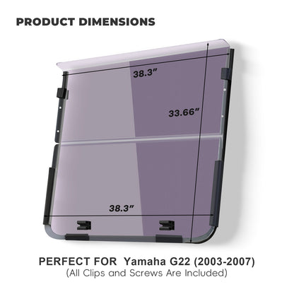 YAMAHA G22 Windshield (tinted/PMMA)