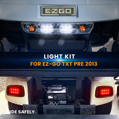 EZ-GO TXT(1996-2013) LED Basic LIGHT BAR KIT 12-48 volt