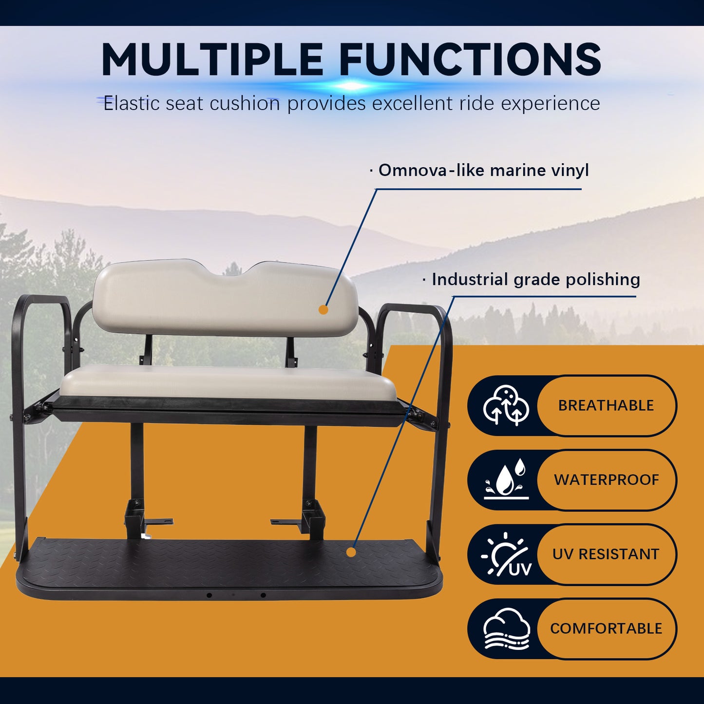 YAMAHA DRIVE 2 STONE Rear Seat