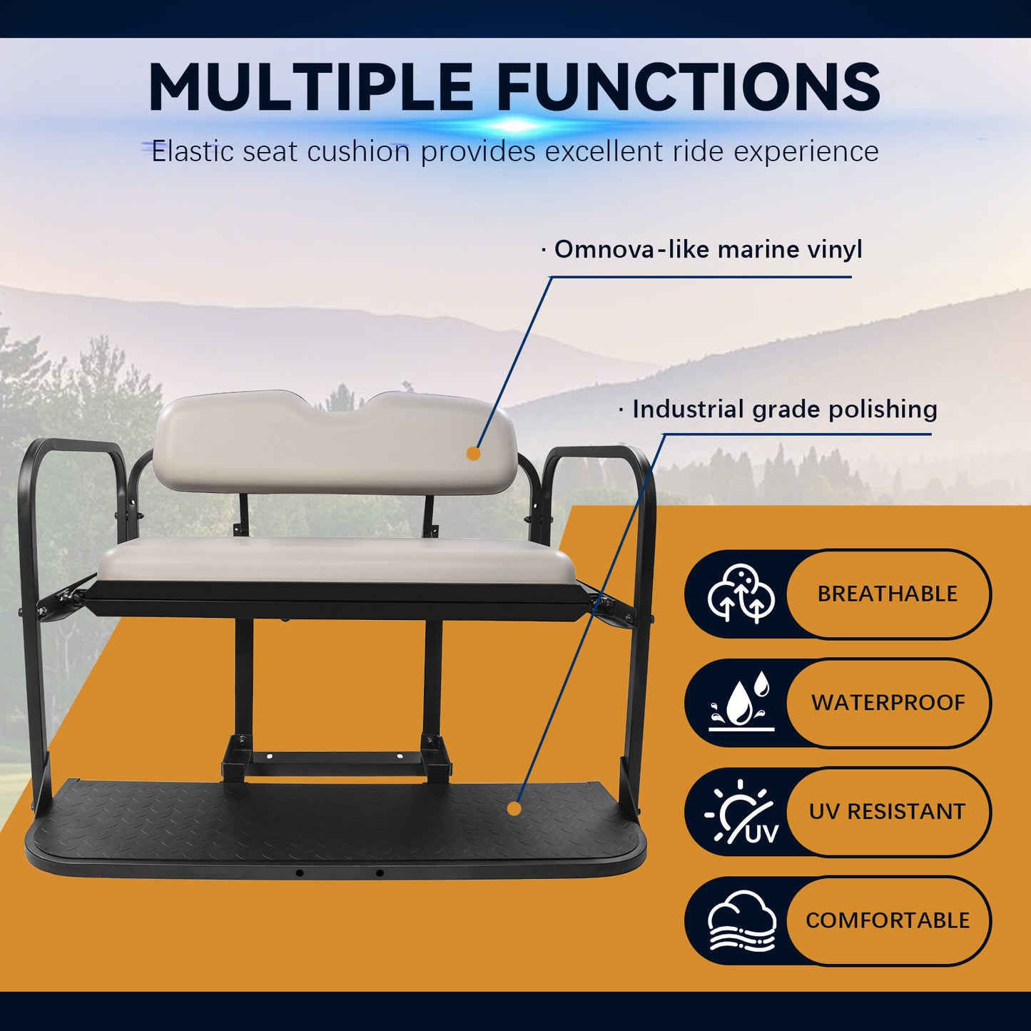 YAMAHA DRIVE (G29) STONE Rear Seat