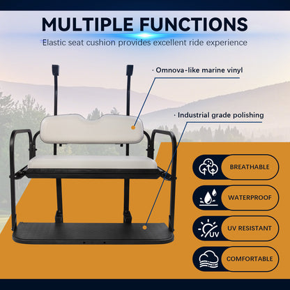 Club car TEMPO/PRECEDNENT White Rear Seat