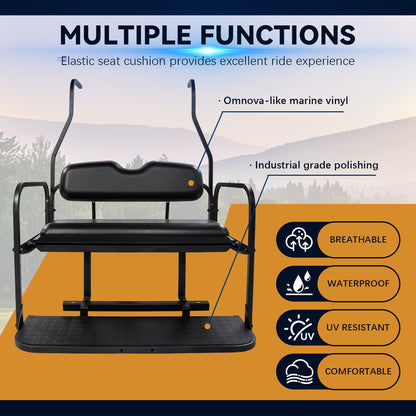 Club car DS NEW 00.5-07 Black Rear Seat