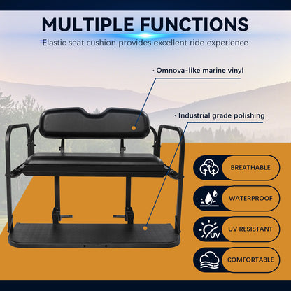 YAMAHA DRIVE 2 Black Rear Seat