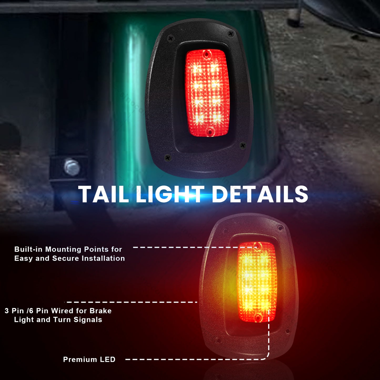 EZ-GO RXV PRE2015 LED Deluxe Light Kit 12-48 volt