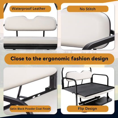 Club car DS NEW 00.5-07 White Rear Seat