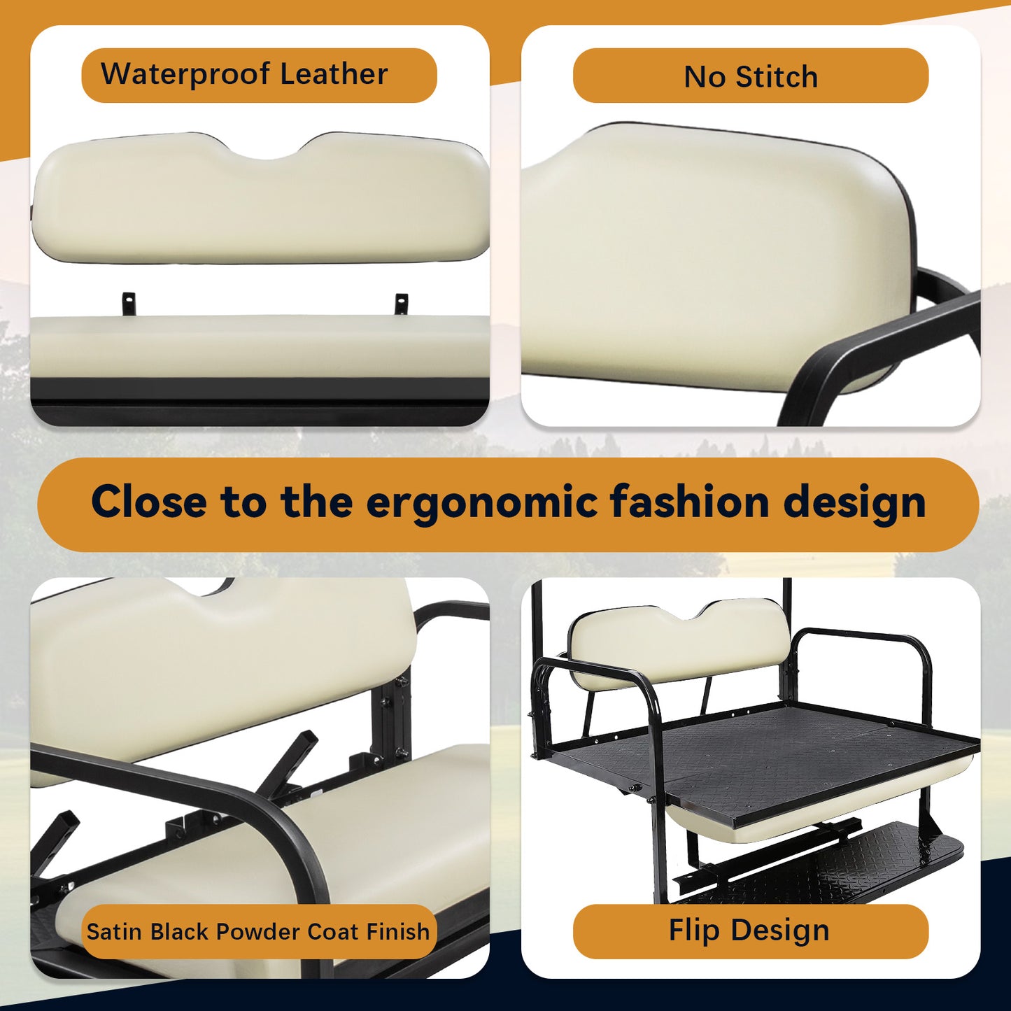 YAMAHA G22 Ivory Rear Seat