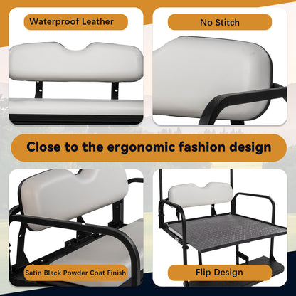 EZGO TXT  White Rear Seat