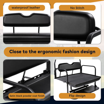 Club car DS NEW 00.5-07 Black Rear Seat