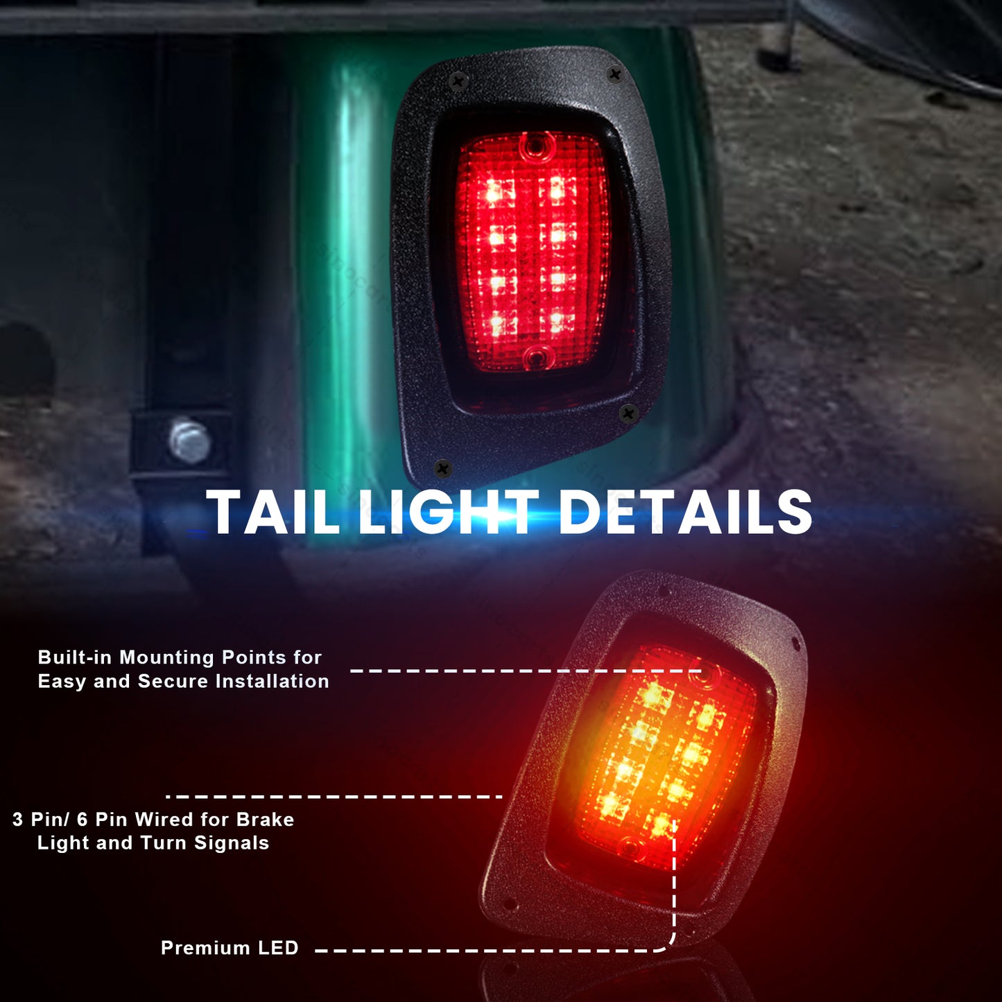 EZ-GO RXV 2016+ LED Deluxe Light Kit 12-48 volt