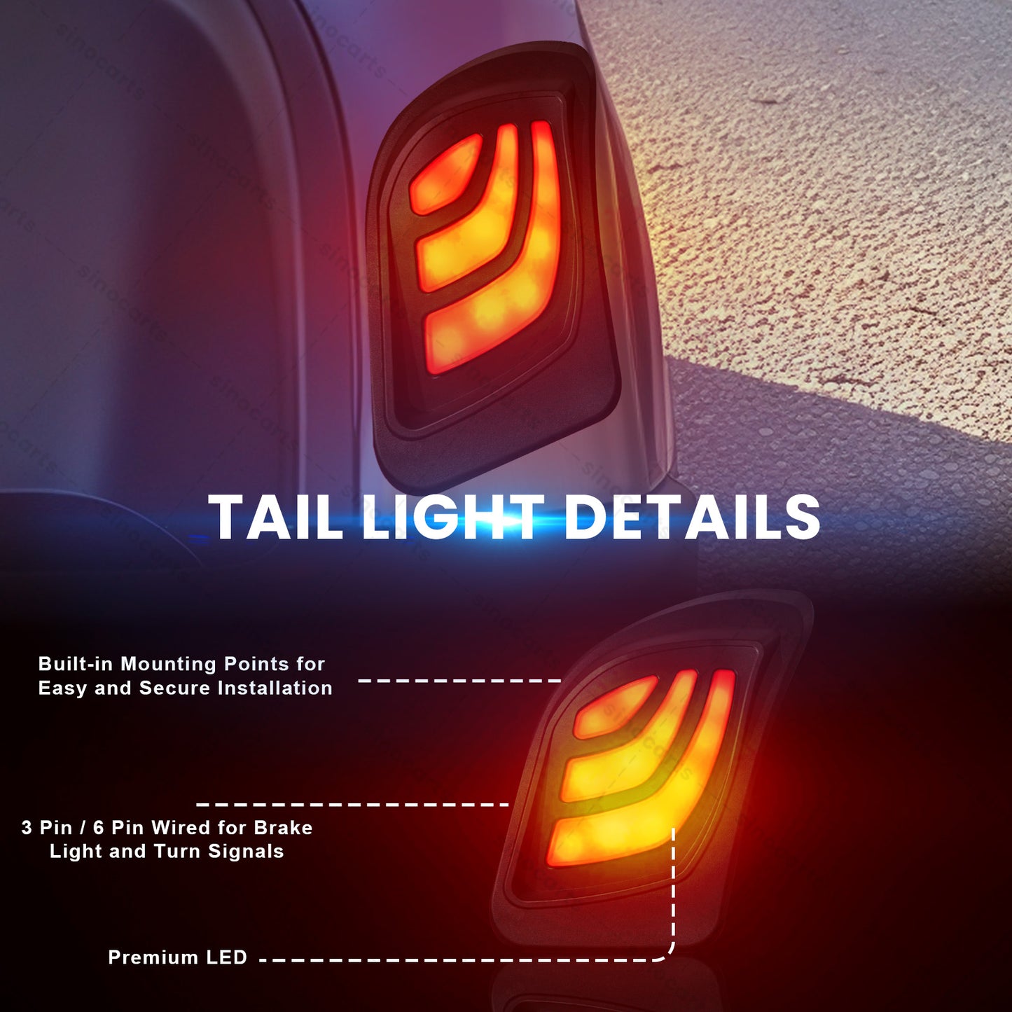 YAMAHA Drive2 2017+ LED Deluxe Light Kit 12-48 volt