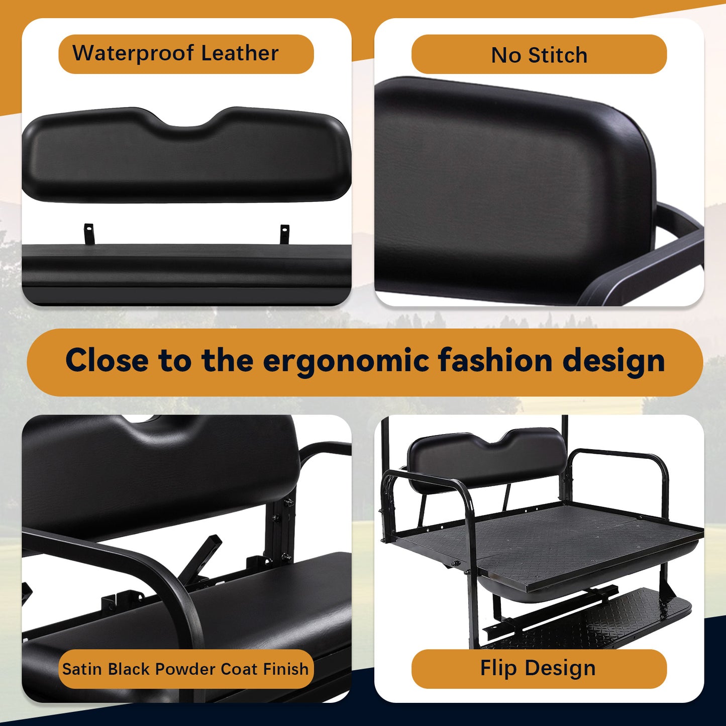 YAMAHA G22 Black Rear Seat