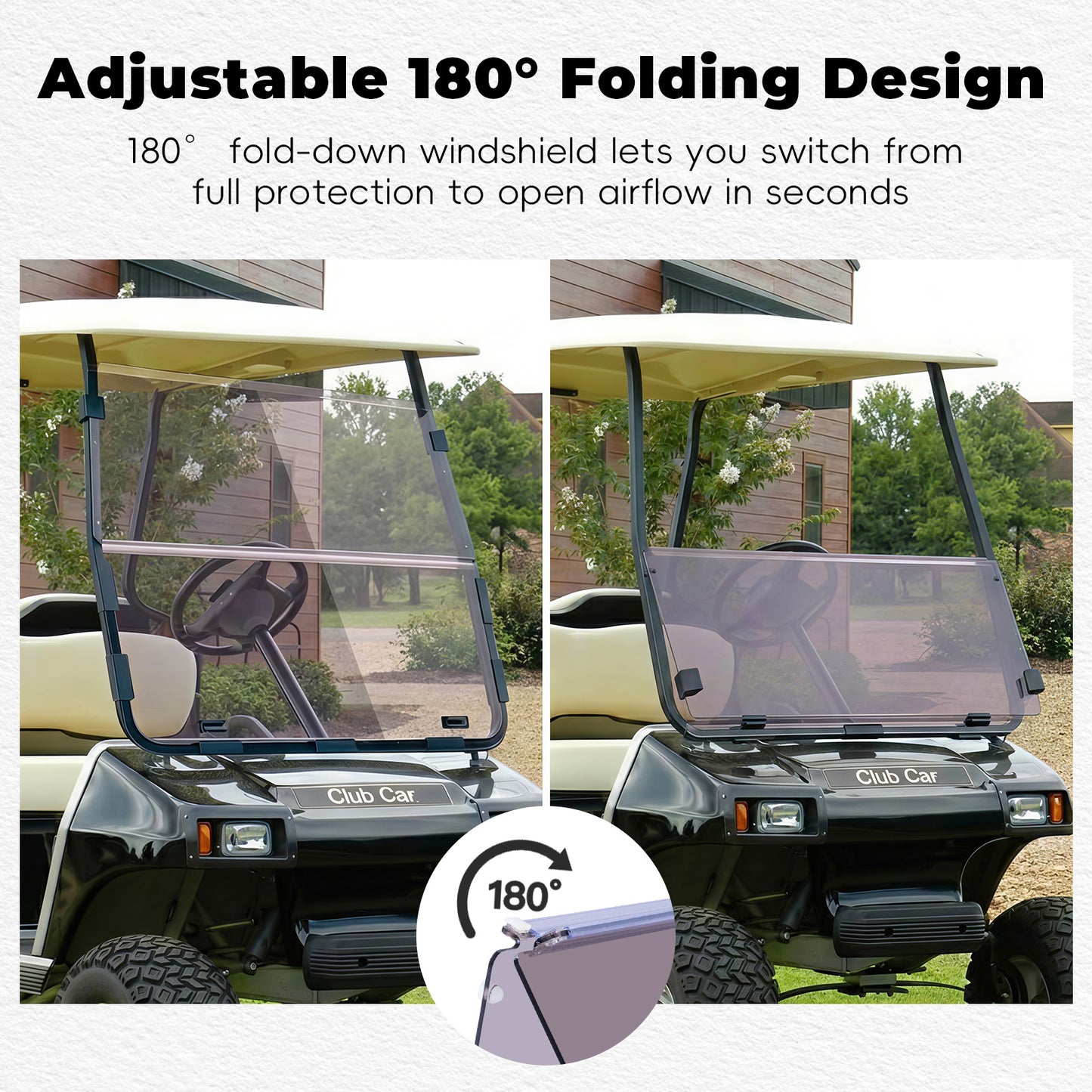 Club Car DS OLD 82-00.5 Windshield (tinted/PMMA)