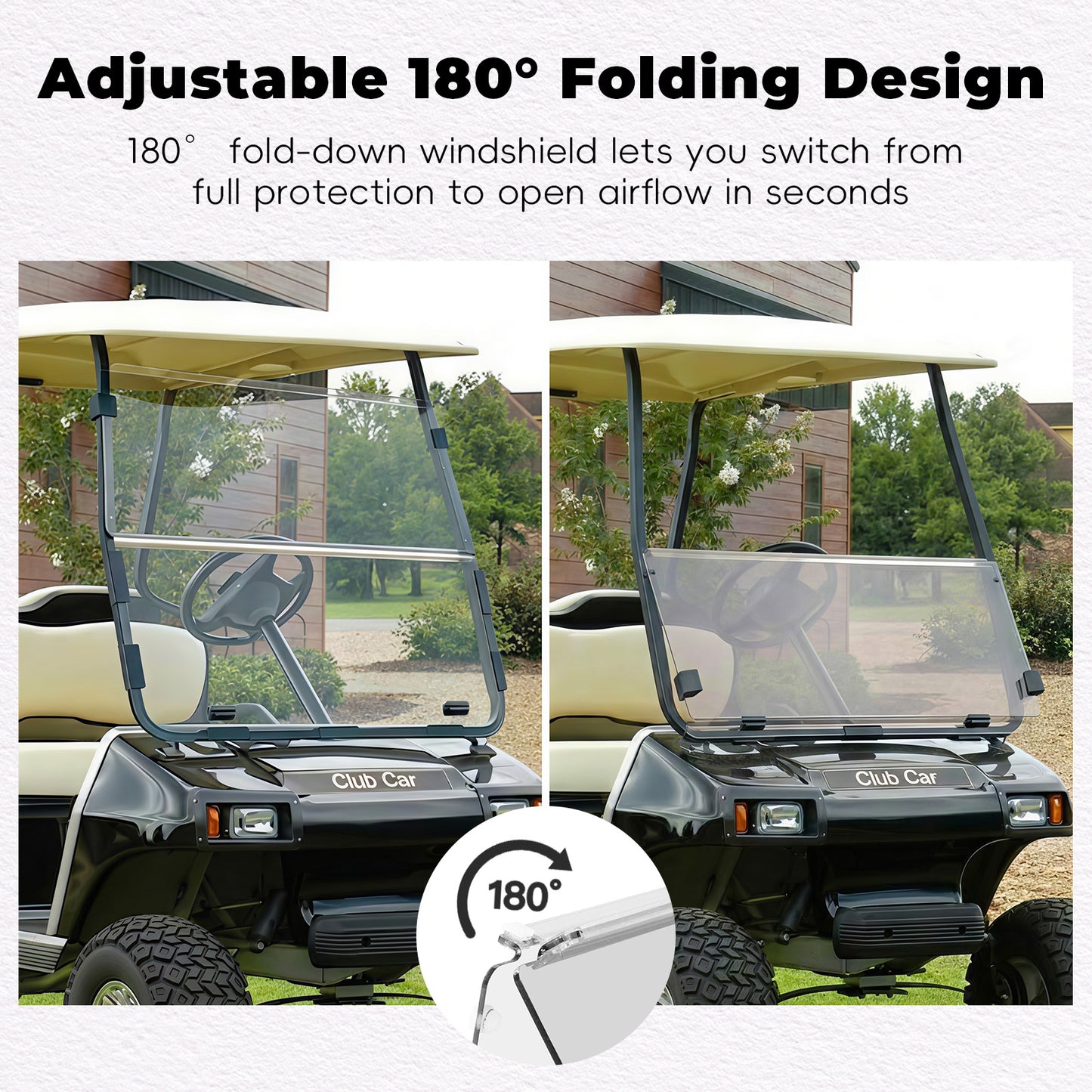 Club Car DS OLD 82-00.5 Windshield (clear/PMMA)