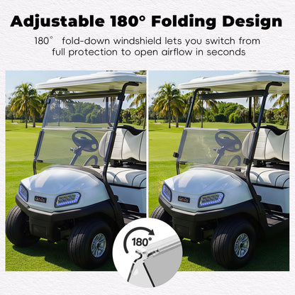 Club Car Tempo/Precedent Windshield (clear/PMMA)