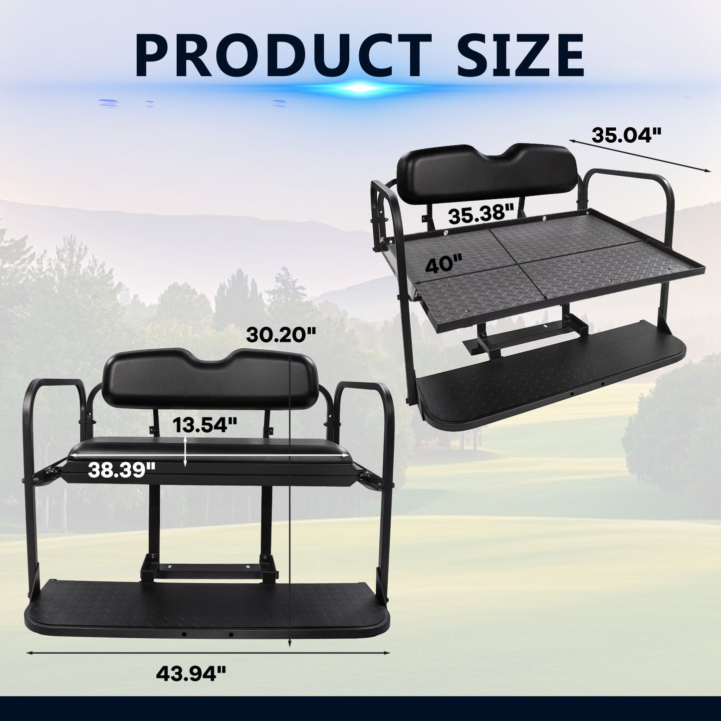 YAMAHA DRIVE (G29) BLACK Rear Seat