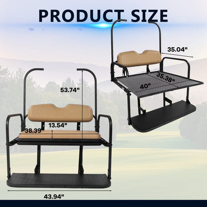 EZGO TXT  TAN Rear Seat
