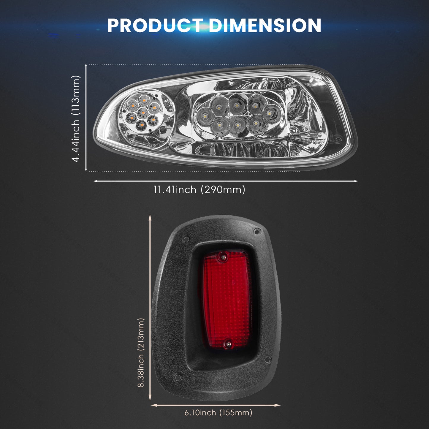 EZ-GO RXV PRE2015 LED Deluxe Light Kit 12-48 volt